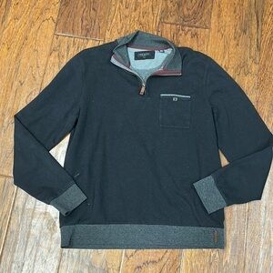 Ted baker London mock layer 1/4 zip‎ sweater